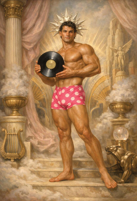 Male figurative surreal fine art.