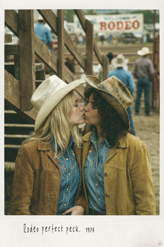 Portraits of the New American West. An imaginary, and romanticized dream of the Western Americana 70s era. Lgbtqiaplus, gay men, gay women.